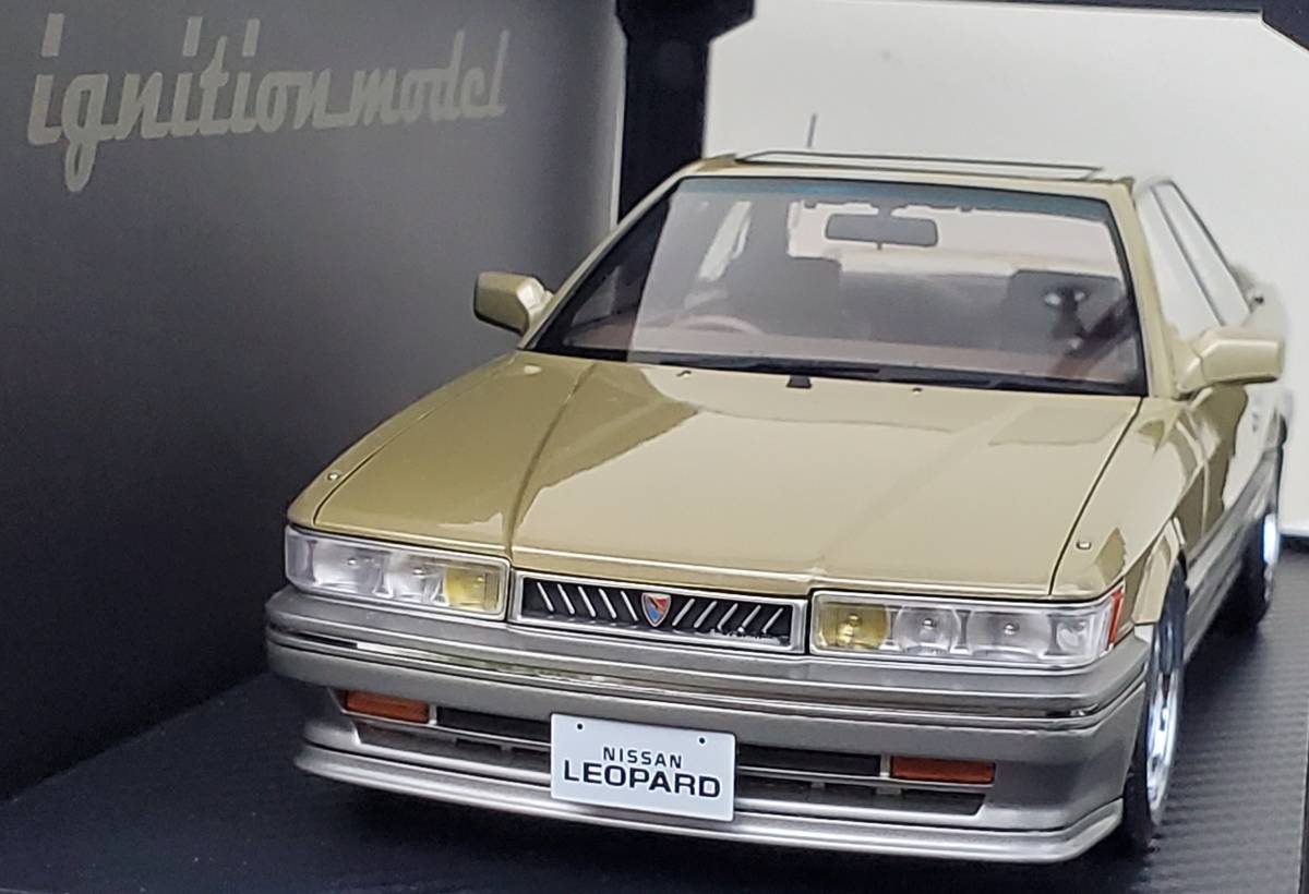 IG 1/18 ignition model ニッサン F31 レパード 3.0 Ultima 前期型 BBS