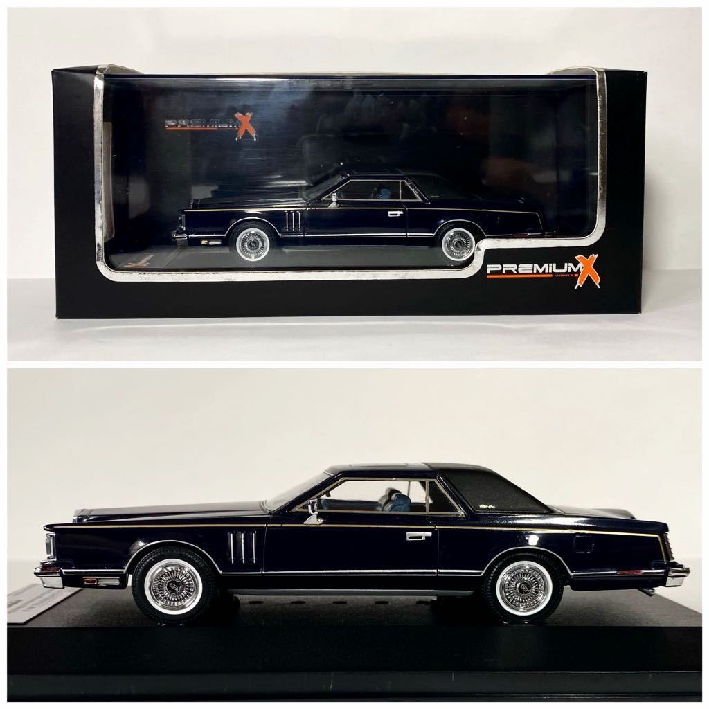 PREMIUM X 1/43 1997 LINCOLN CONTINENTAL MKⅤ プレミアムX '79 リンカーン コンチネンタル マークV コレクターズシリーズ　難あり_画像1