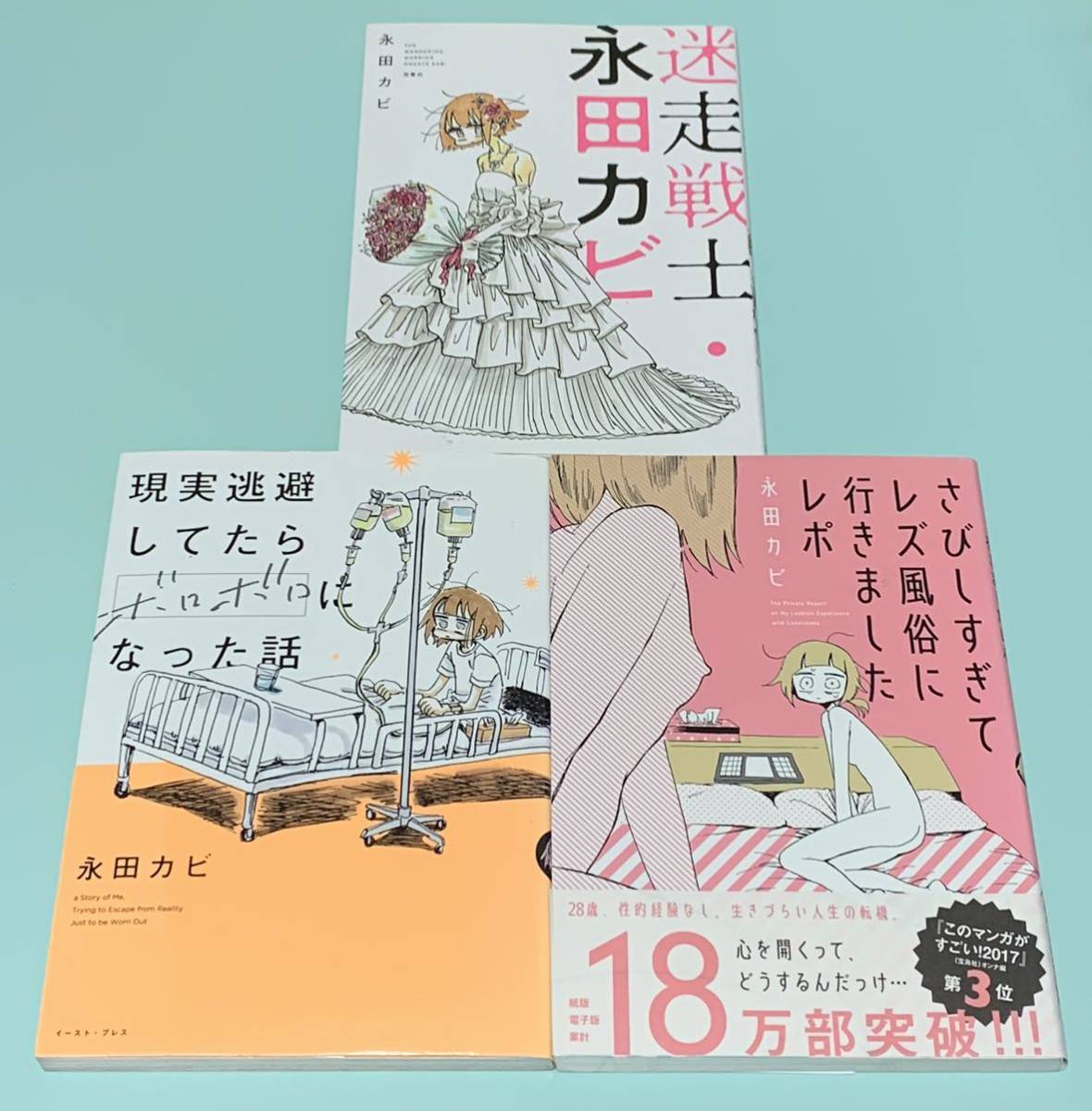 2冊 迷走戦士・永田カビ 一人交換日記 純正買取 本・音楽・ゲーム