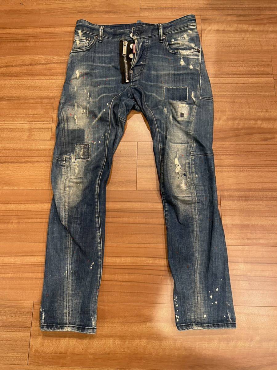 SIZE 42 ディースクエアード デニムパンツ TIDY BIKER JEAN S74LB0424