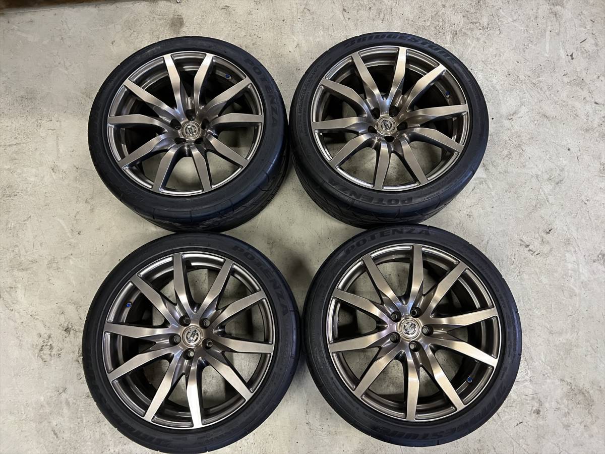 ☆希少/ブロンズカラー/日産/R35 GT-R/中期/純正/20インチ/RAYS製 鍛造/9.5J +45 10.5J +25☆255/40R20 285/35R20☆