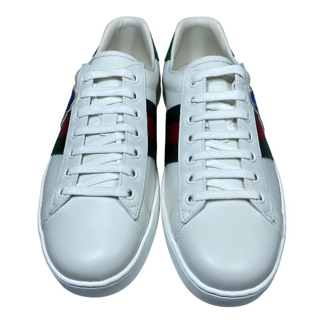 【未使用新品】GUCCI グッチ 603697 ディズニー ドナルドダック ウェブライン スニーカー 靴 ホワイト [サイズ 6 1/2 (約25.5cm)]の画像2