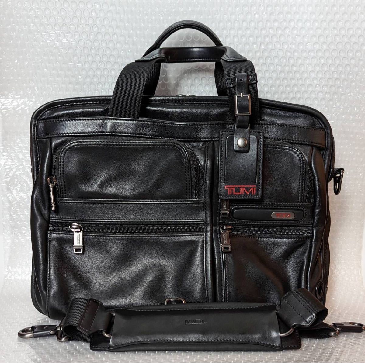 ☆美品☆ TUMI トゥミ 2WAY オールレザー ビジネスバッグ LAREDO-