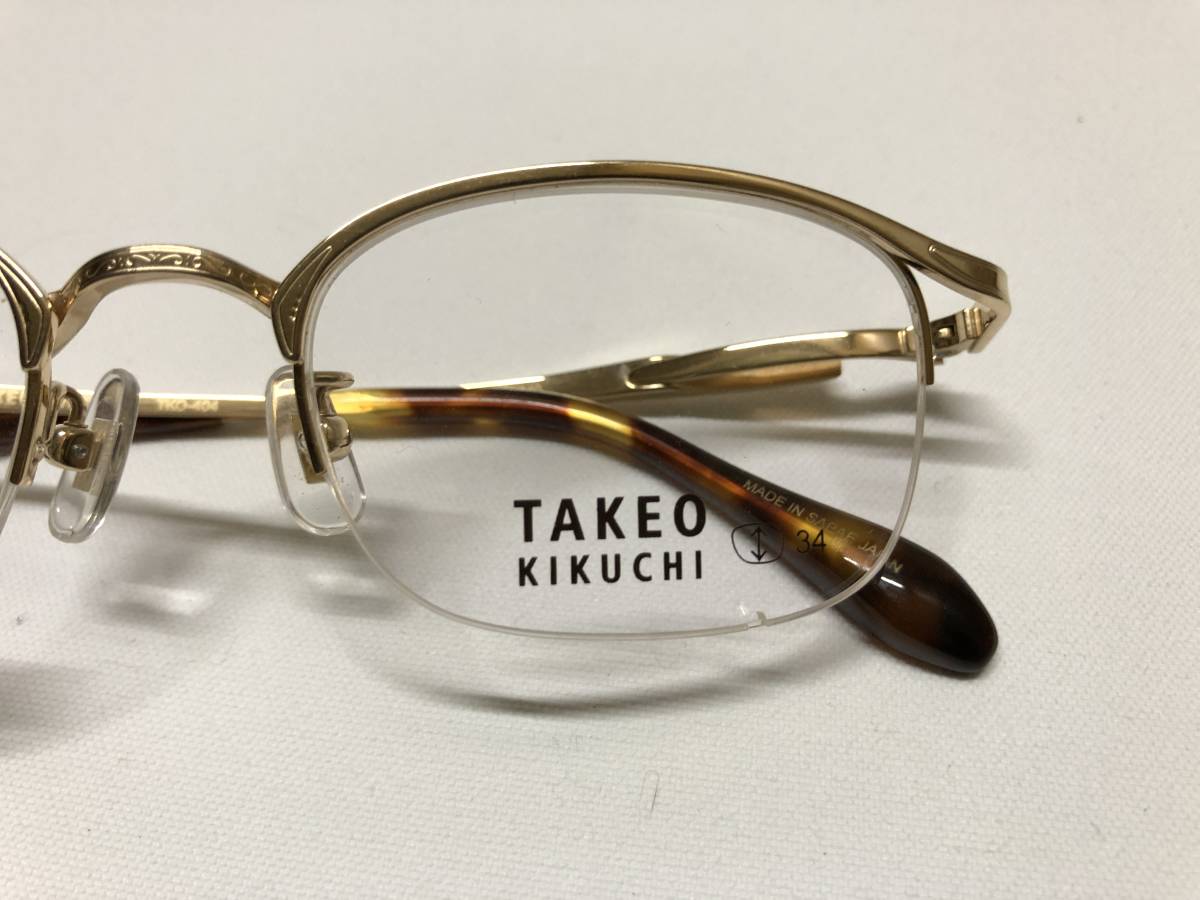 TAKEO KIKUCHI メガネフレーム タケオ キクチ 48 20 140 未使用 TAKEO KIKUCHI メガネフレーム タケオ キクチ 48 20 140 未使用