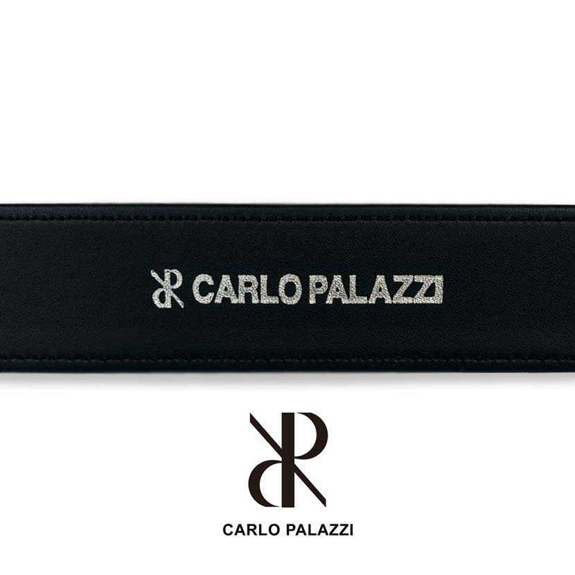 CARLO PALAZZI カルロパラッツィ 日本製 リアルレザー エンボス加工 ピンバックル ベルト（cp101）_画像5