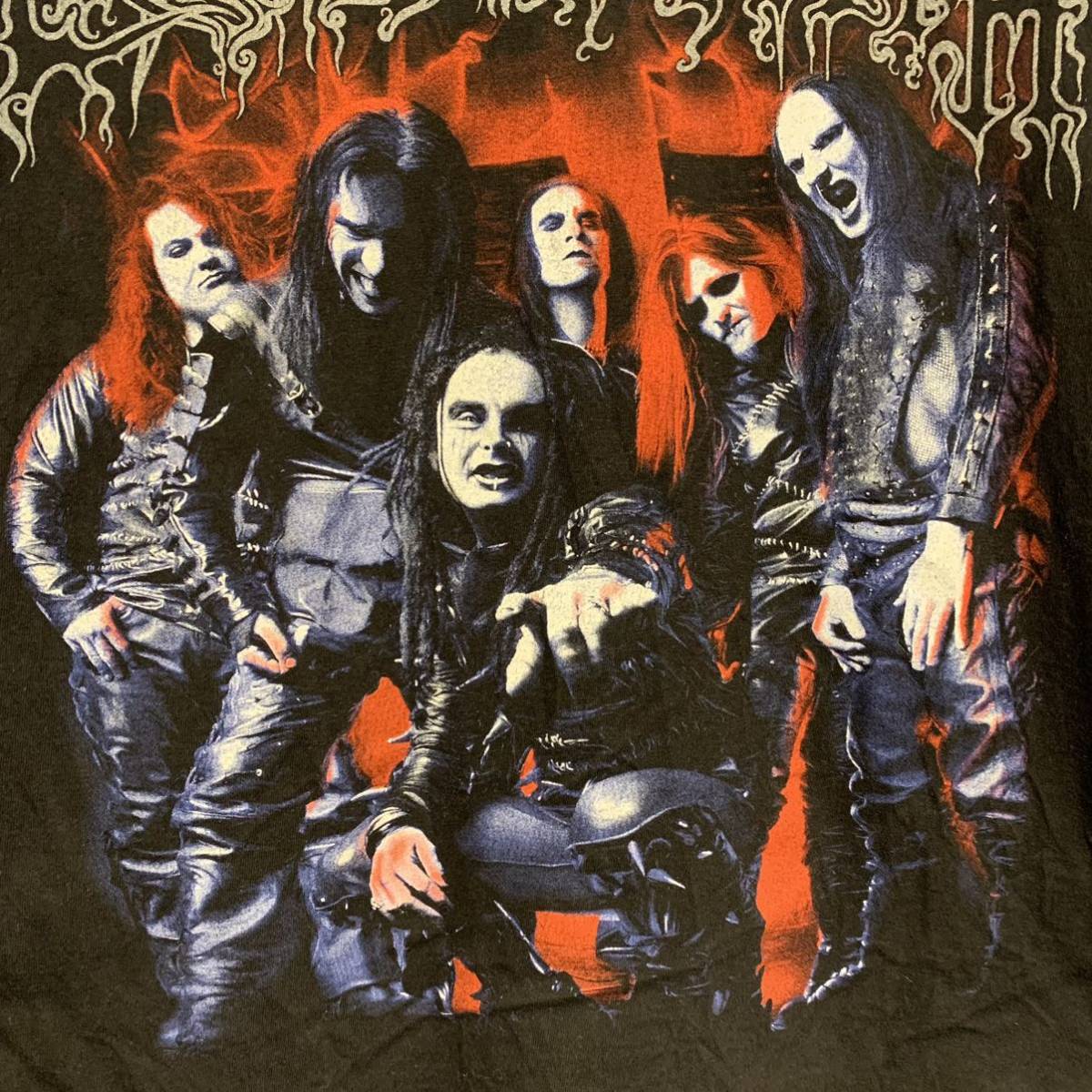 Cradle Of Filth Tシャツ Mサイズ クレイドルオブフィルス ブラックメタル Heavy Metal Black 1円スタート バンT バンドT メンバー アー写_画像2