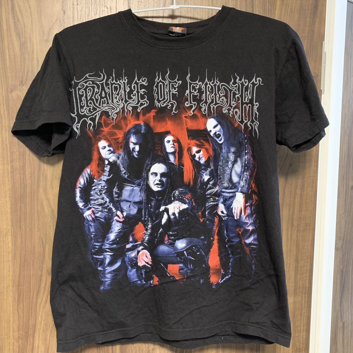 Cradle Of Filth Tシャツ Mサイズ クレイドルオブフィルス ブラックメタル Heavy Metal Black 1円スタート バンT バンドT メンバー アー写_画像1