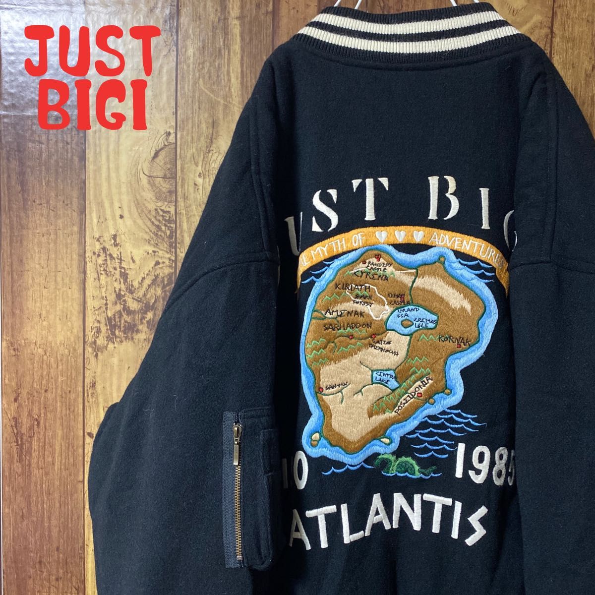 希少 JUST BIGI ウール スタジャン 90s wingrand.com.au