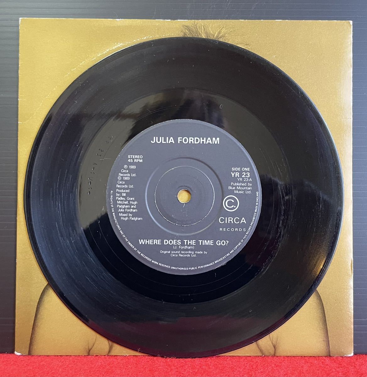 EP盤 Julia Fordham / Where Does The Time Go? 7inch盤 その他にもプロモーション盤 レア盤 人気レコード 多数出品。_画像4
