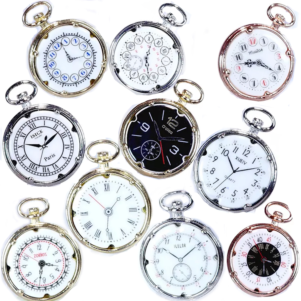 フランス製陶器フェーブ　懐中時計　20個　モントレ・ア・グセット　フェーヴ　時計　装飾_画像2