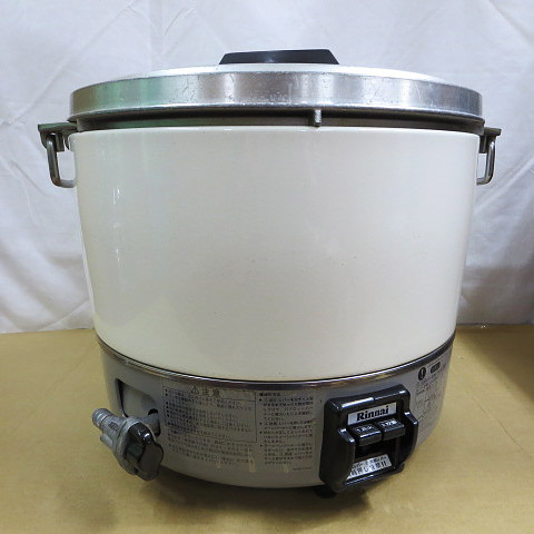 新版 都市ガス用 中古 S1104 Rinnai 2012年製 3升炊き 6L ガス炊飯器