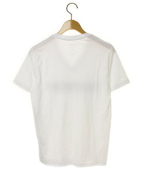 * Armani Exchange короткий рукав V шея футболка / мужской /XS* белый 