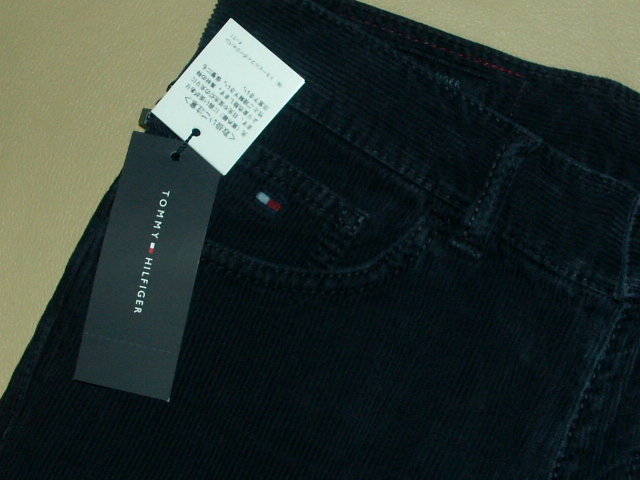 T②-29　新品本物即決　29-32　TOMMY HILFIGER　トミーヒルフィガー　定価13,200円　コールテン　コーデュロイパンツ　Dネイビー　綿100%_画像4