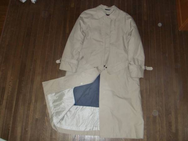 定価6.8万 マクレガーMcGREGOR 暖かい着脱式の中綿入りインナー付き レディース シングルトレンチコート Ｍ