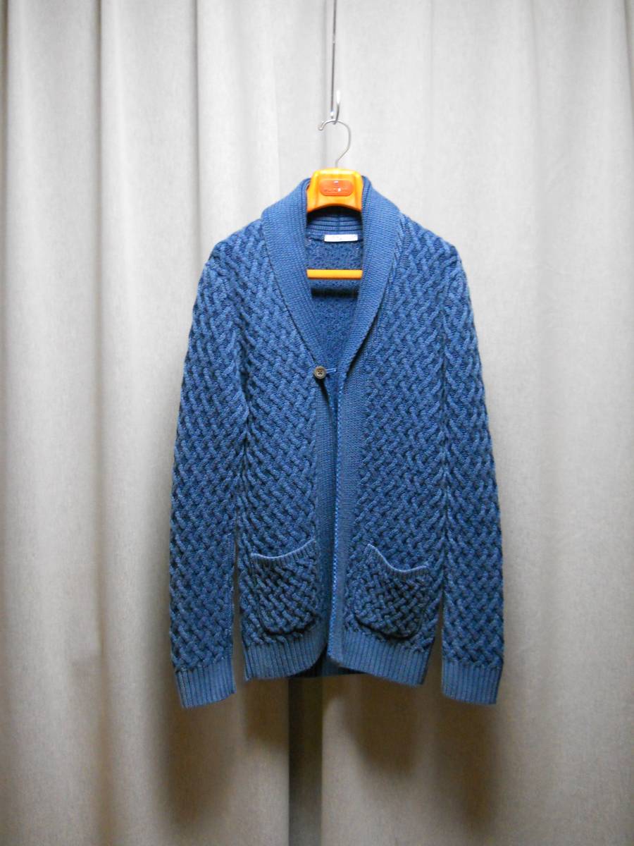  Chill koro middle gauge shawl color. knitted cardigan jacket 