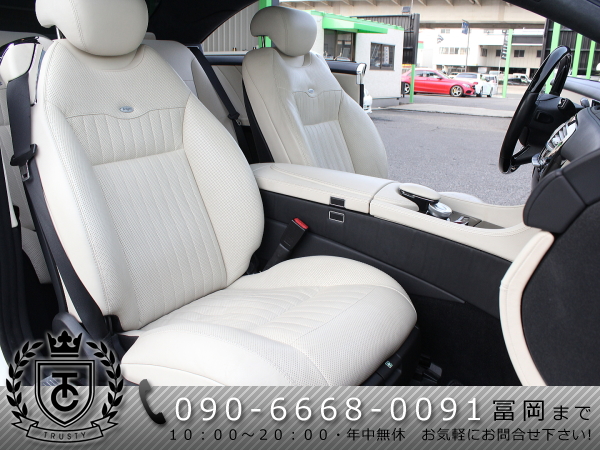 # Benz top class car #W216-CL550# designo AMG edition #CL63 specification # designo white leather # left hand drive #AMG19 -inch AW# harman/kardon # digital broadcasting HDD#