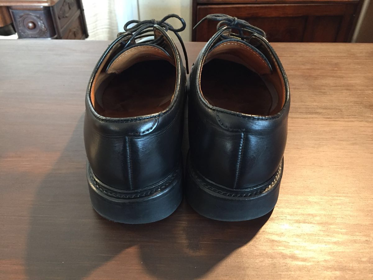 【美品】 REGAL リーガル ビジネスシューズ 革靴 黒 ブラック メンズ 26.0 プレーントゥ ドレスシューズ レザー 定価3万円 メンズ 紳士