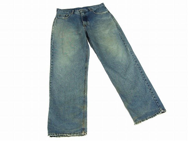 *POLO JEANS CO.RALPH LAUREN Ralph Lauren * light blue series * damage processing * men's * Denim pants * jeans *34×32* large size * spring summer autumn winter 