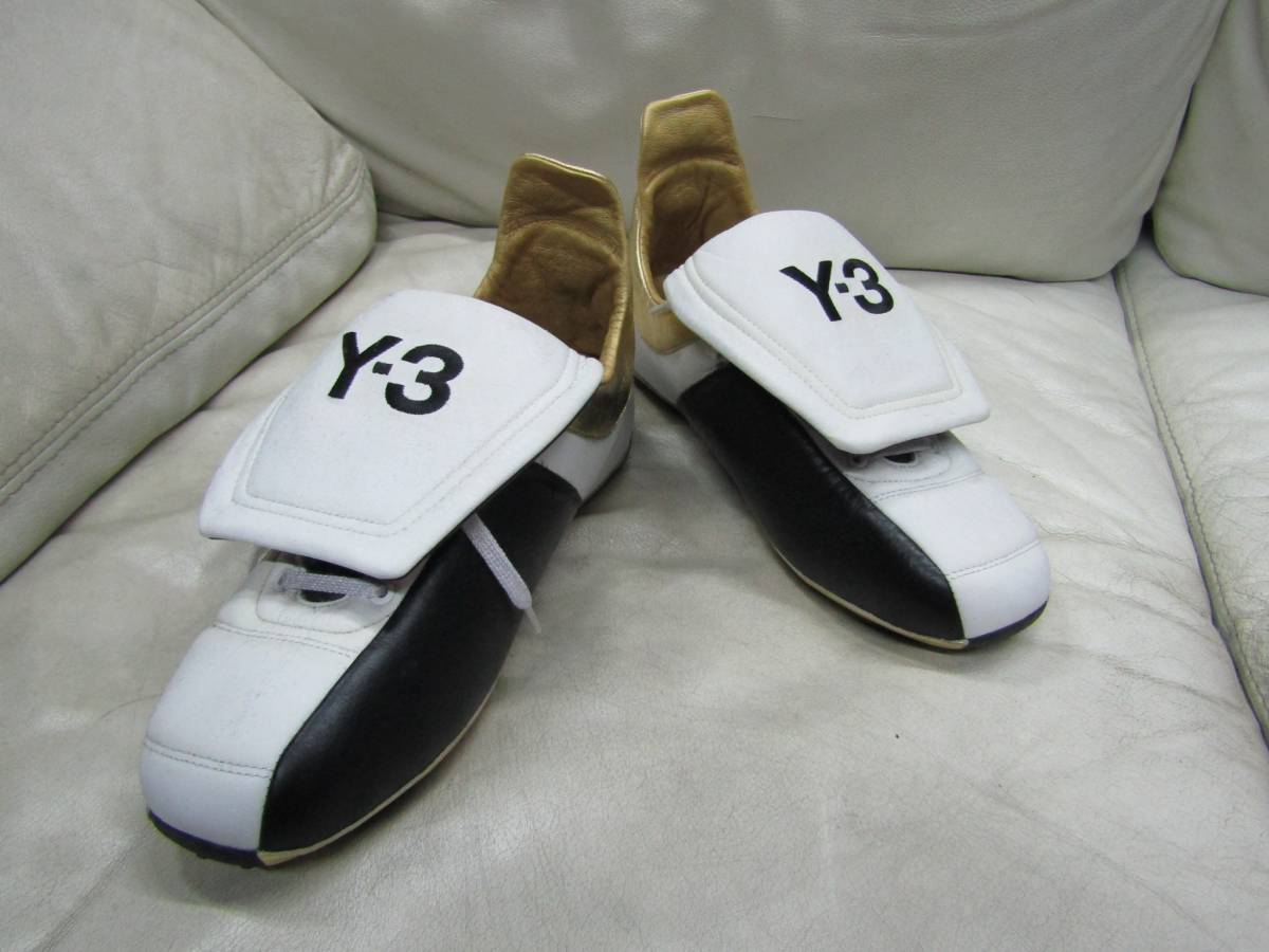 【予約販売】本 Y-3 yohji yamamoto homme 白×ゴールド デザインスニーカー その他