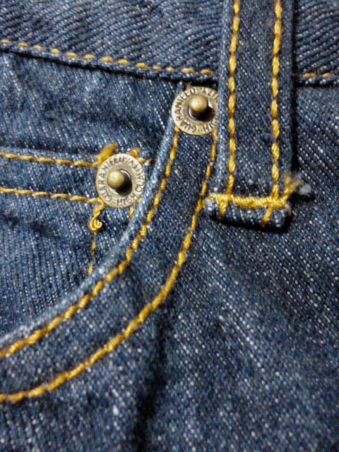  не использовался крыло INGNI джинсы низ S размер Denim USED обработка цвет .. обработка 