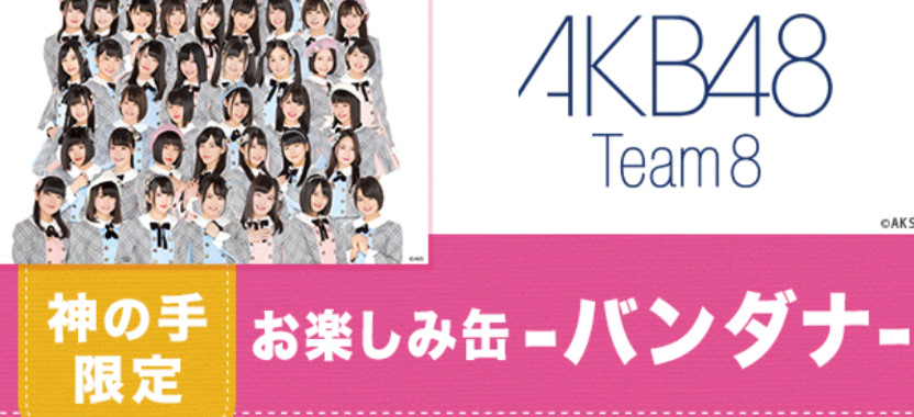 神の手　TIF2017　お楽しみ缶　バンダナ　チェキ　AKB48（チーム8）（16期研究生） SKE48 HKT48 NGT48 STU48　好きな複製チェキ選べます_画像1