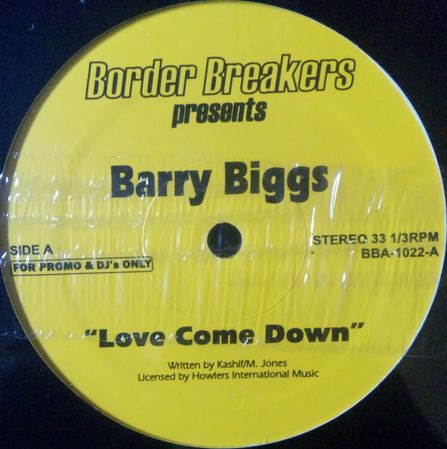 %% BARRY BIGGS / LOVE COME DOWN (BBA-1022) MYREL ROBINSON / YOU WILL EXHALE * JENNIFER BOLTON / SILLY GAMES レコード YYY308-3894-2の画像1