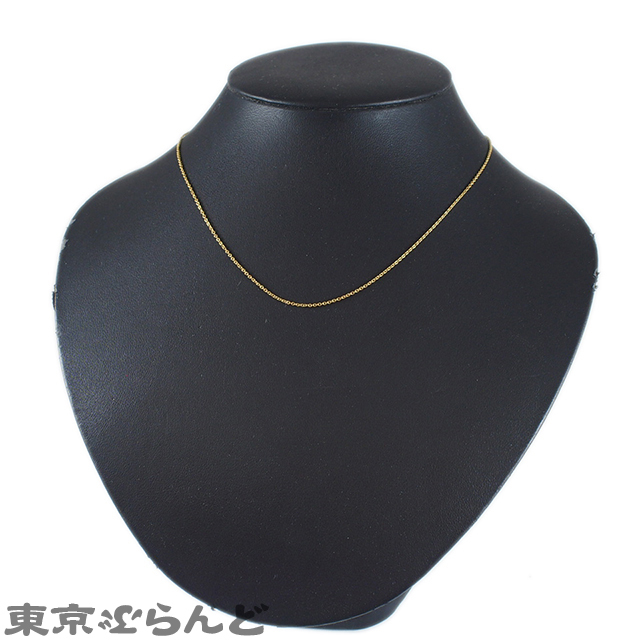 スタイリッシュシンプル ③K18YG チェーンネックレス 40.5cm 750 ik