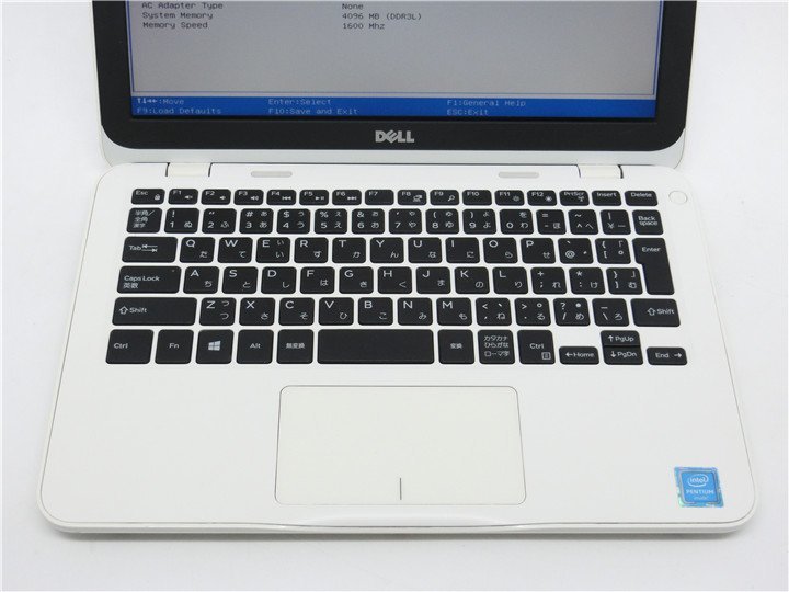 中古　DELL　Inspiron　11-3162　Pentium 　N3700　4G　11.6型 ノートパソコン　BIOSまで表示　詳細不明　ジャンク_画像3