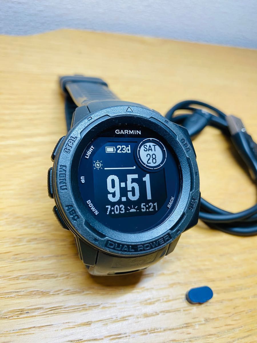 日本正規品】 GARMIN Instinct Dual Power マラソン、ランニング