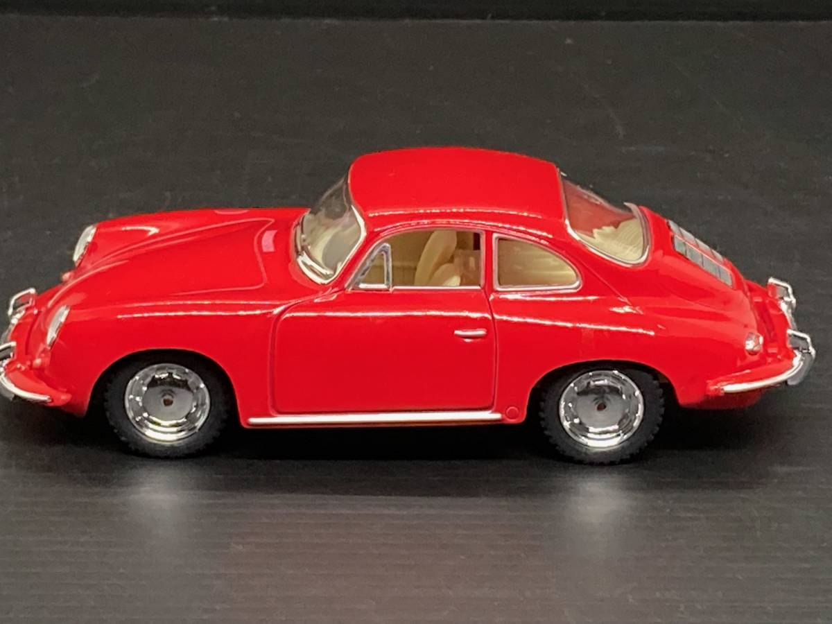 ポルシェ 356B カレラ2 レッド 1/32 KINSMART ミニカー プルバックカー_画像2