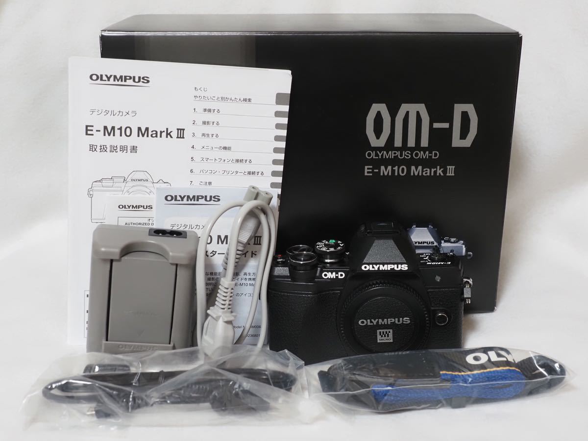 がない 【良品】OLYMPUS OM-D E-M10 Mark III ボディ ブラック