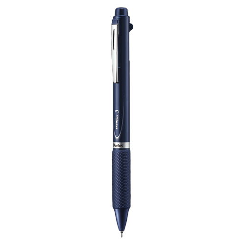 4902506330697 エナージェル3色ＢＰ05バラダークブルー 筆記具 ボールペン・複合筆記具 多色ボールペン ぺんてる BLC35C_画像1
