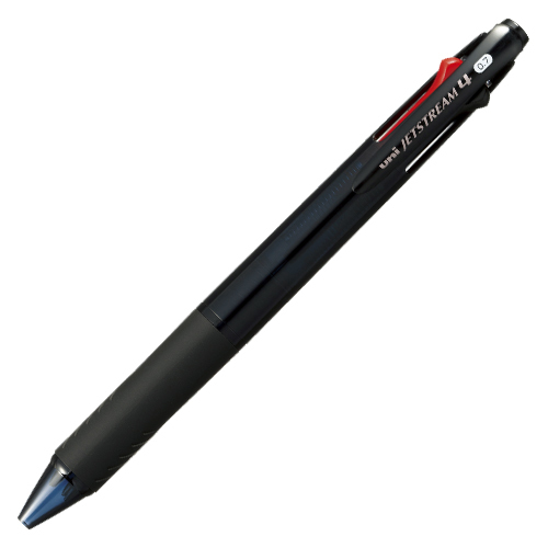 4902778168035 ジェットストリーム4色0．7透明ブラック 筆記具 ボールペン・複合筆記具 多色ボールペン 三菱鉛筆 SXE450007T_画像1