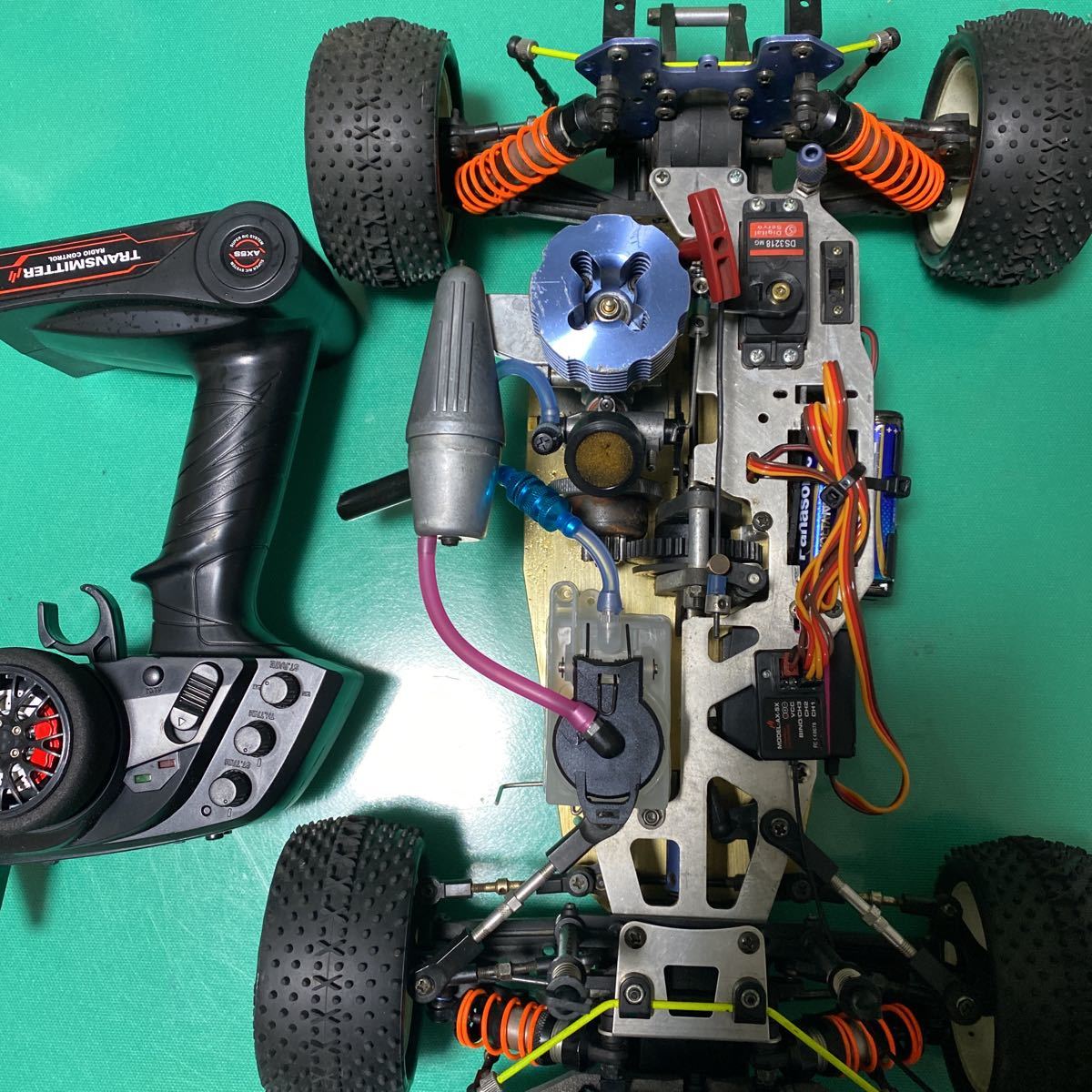 【中古品】京商 エンジンラカーセット Yahoo!オークション - 京商 KYOSHO エンジンカー ラジコン 中古②