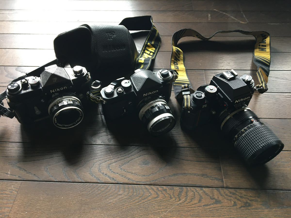 再値下げ！ 送料無料　Nikon ニコン Fシリーズ F F2 F3P フィルム 一眼レフカメラ　3台セット