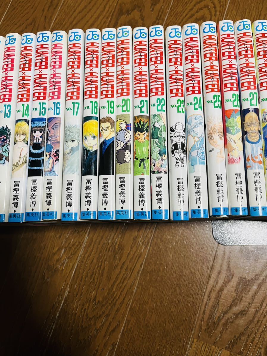 【コミック】HUNTER×HUNTER ハンター×ハンター　1～37巻　冨樫義博　◆全巻セット　おまけでレベルE全3巻付き　合計40冊_画像3