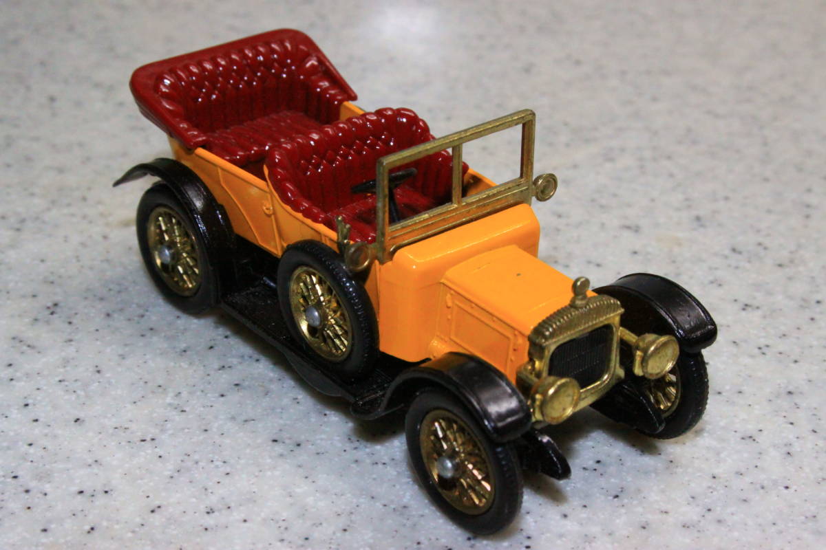 【グリル付稀少!】Ж マッチボックス 1/45 英国製 レズニー ダイムラー 1911 Ж Matchbox Daimler Yesteryear Y-13 箱ナシЖ ベンツ BENZ_稀少グリル付！黒グリルの無い出品が殆ど！