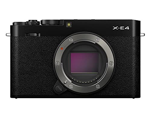 富士フイルム ミラーレスデジタルカメラ X-E4 ボディ ブラック F X-E4-B(中古品)