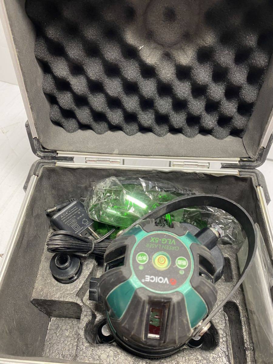 Voice ボイス グリーンレーザー墨出し器 VLG-5X 動作確認済み 中古品