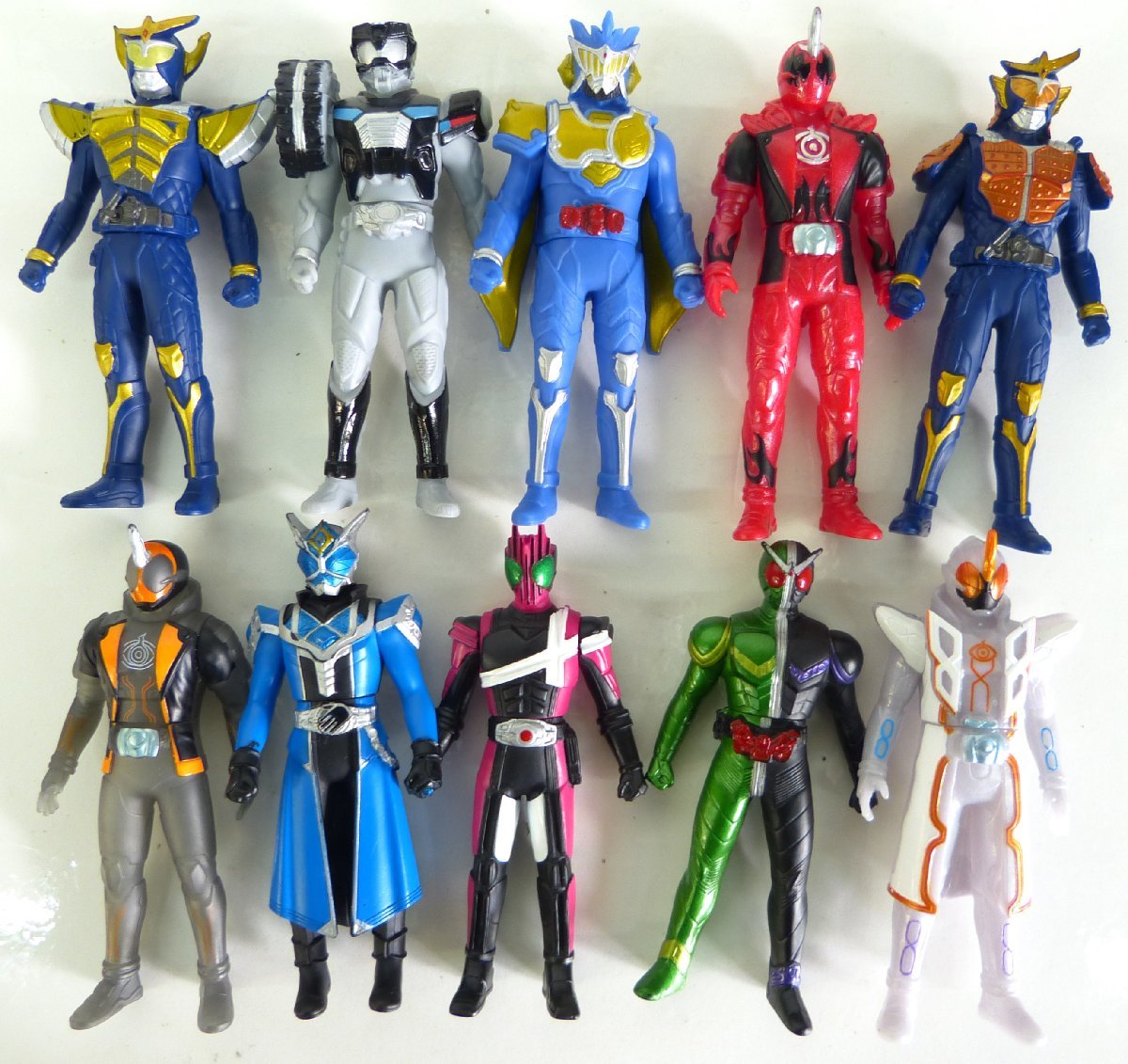 ☆1円～!ソフビ いろいろ 59点セット 仮面ライダー オーズ/ゴースト/ネクロムなど USED品☆_画像7