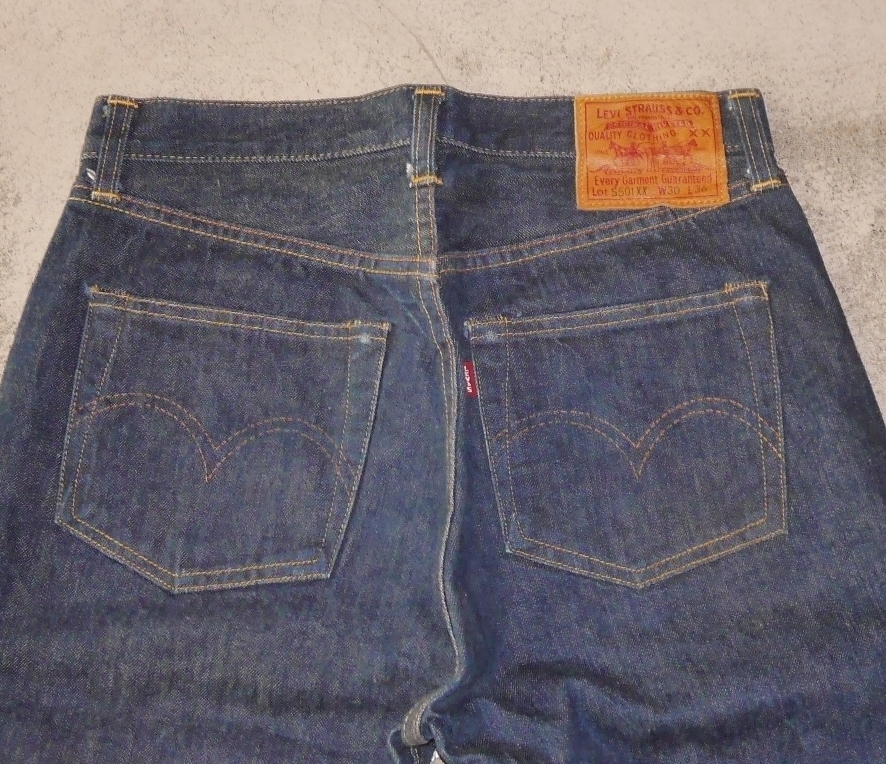 LEVI'S501xx大戦モデル バレンシア工場1944年W30赤ミミ赤耳501xx復刻版リーバイスBig-E66前期ビッグEビンテージ古着555デッドストック55年_画像2