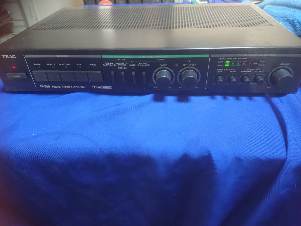 超美品の TEAC ティアック オーディオ・ビデオ コントローラー AV-500