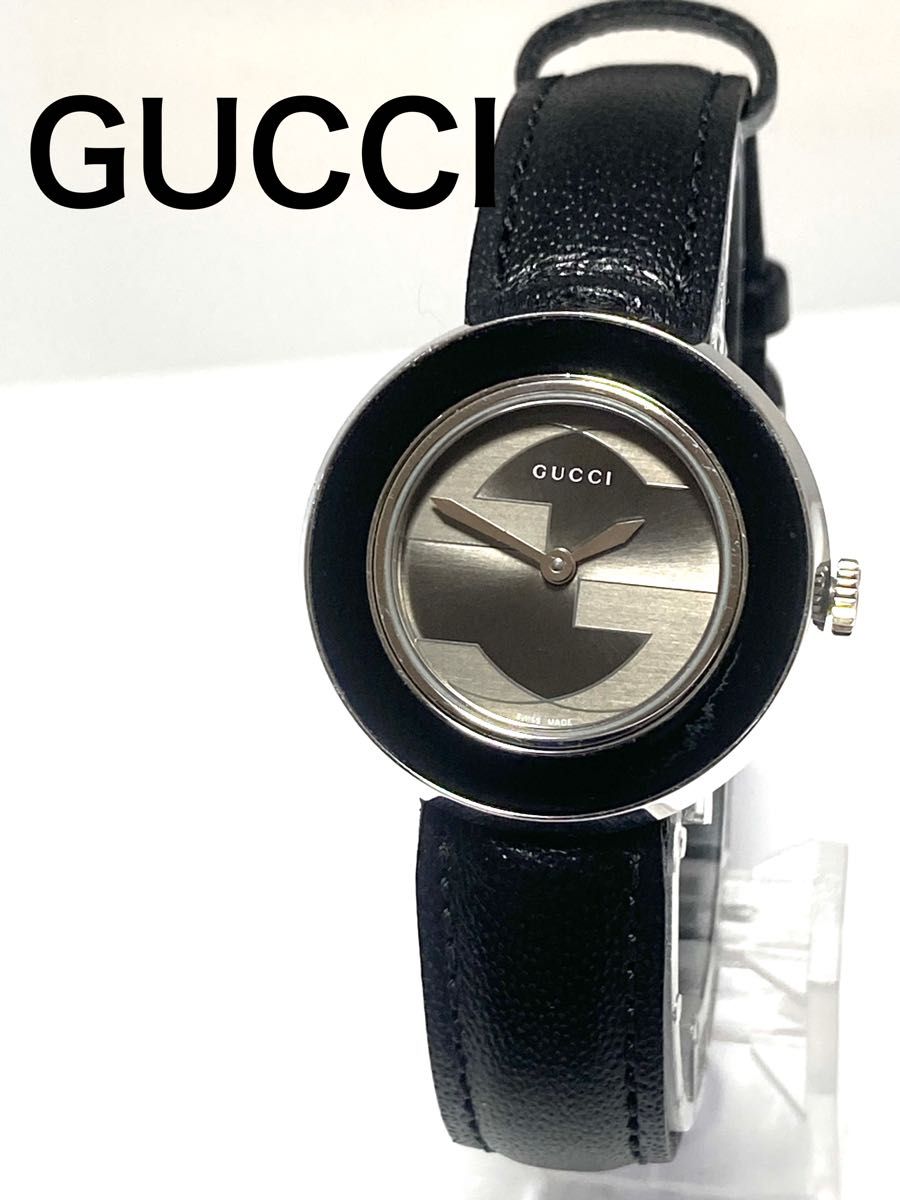 美品 　GUCCI グッチ　チェンジベゼル　電池&ベルト新品　レディース腕時計 Yahoo!フリマ（旧）