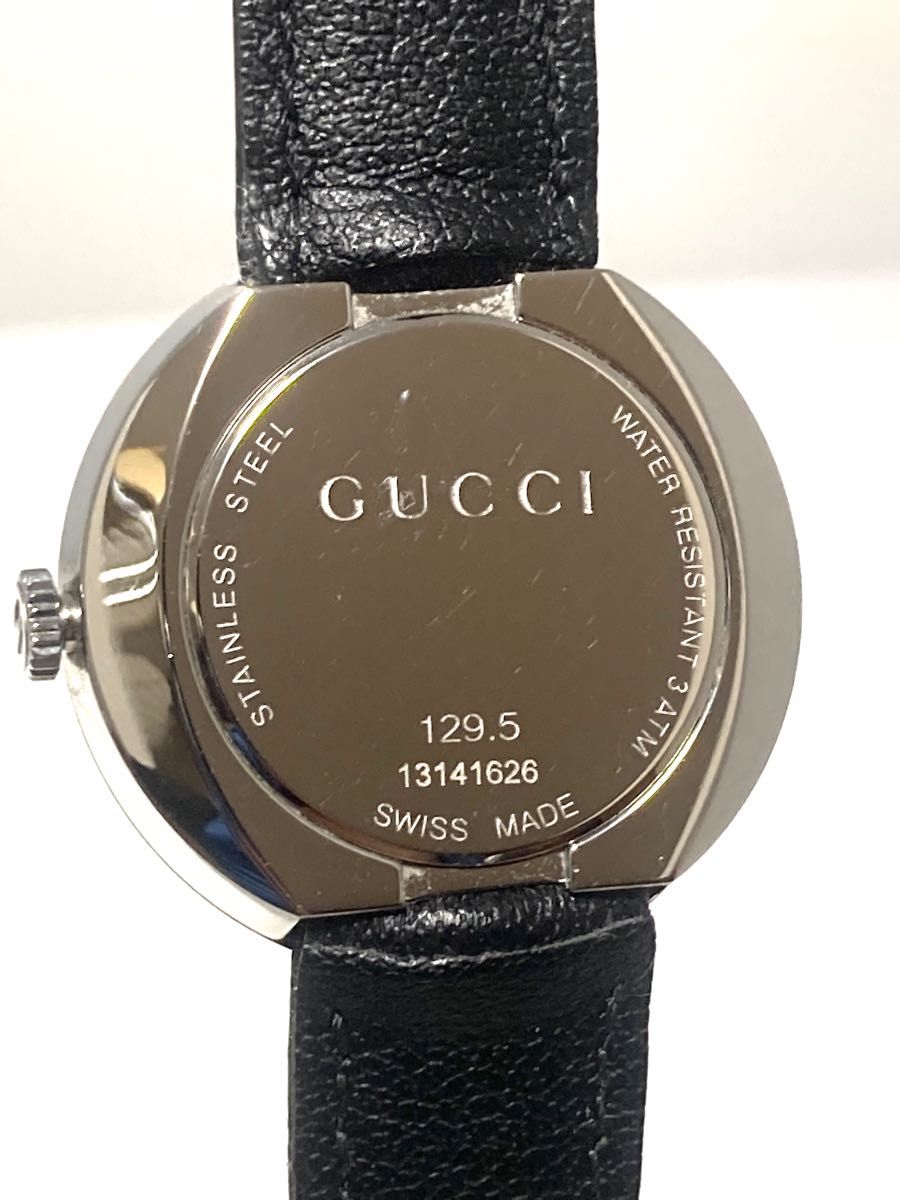 美品！　GUCCI グッチ　チェンジベゼル　電池&ベルト新品　レディース腕時計