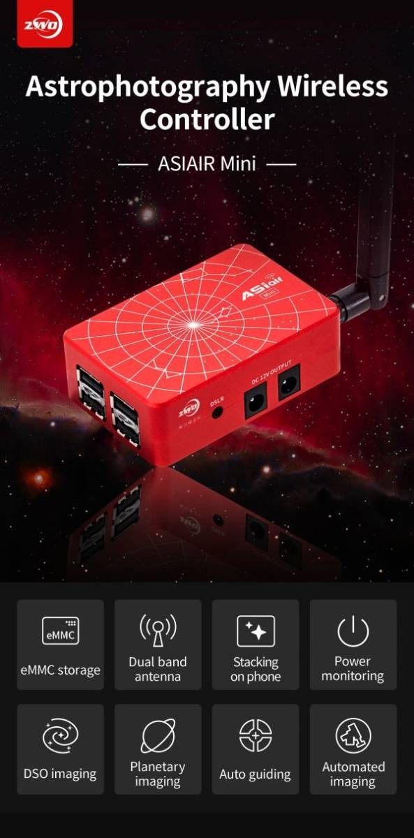 訳アリ 新品 ZWO ASI AIR Plus ASIエアー オートガイド | alolift.com