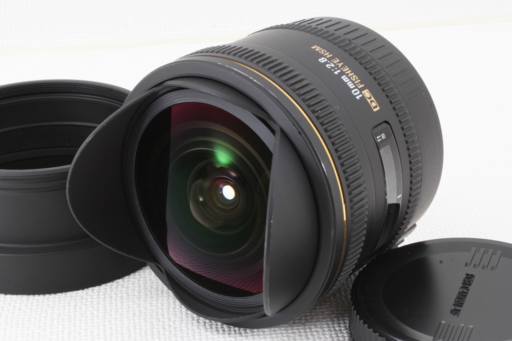 極上品◇SIGMA シグマ 10mm F2.8 EX DC FISHEYE HSM Canon キヤノン