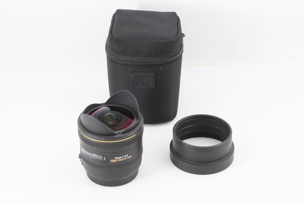 極上品◇SIGMA シグマ 10mm F2.8 EX DC FISHEYE HSM Canon キヤノン