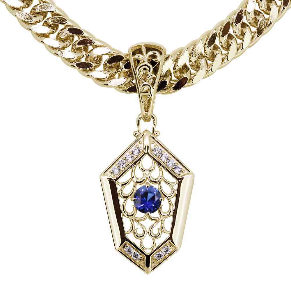 いラインアップ ネックレス 18k 18金 メンズ ゴールド ペンダント サファイア 喜平 誕生石 9月 アラベスク カラーストーン いラインアップ ネックレス 18k 18金 メンズ ゴールド ペンダント サファイア 喜平 誕生石 9月 アラベスク カラーストーン
