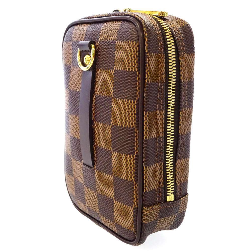 ルイヴィトン ダミエ・エベヌ オカピ GM N61737 LOUIS VUITTON ポーチ ブラウン 【安心保証】 ルイヴィトン ダミエ・エベヌ オカピ GM N61737 LOUIS VUITTON ポーチ ブラウン 【安心保証】 - 2