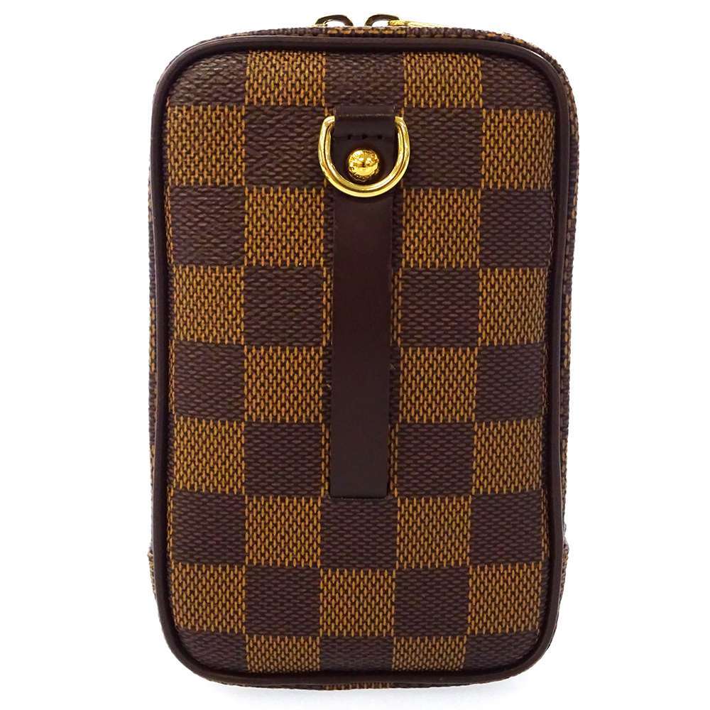 ルイヴィトン ダミエ・エベヌ オカピ GM N61737 LOUIS VUITTON ポーチ ブラウン 【安心保証】 ルイヴィトン ダミエ・エベヌ オカピ GM N61737 LOUIS VUITTON ポーチ ブラウン 【安心保証】 - 3